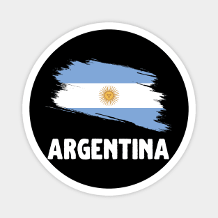 Argentina Flag Distressed Magnet